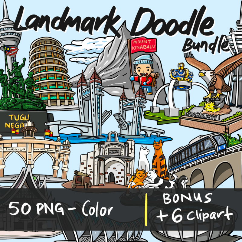 Doodle Landmark (Colour)