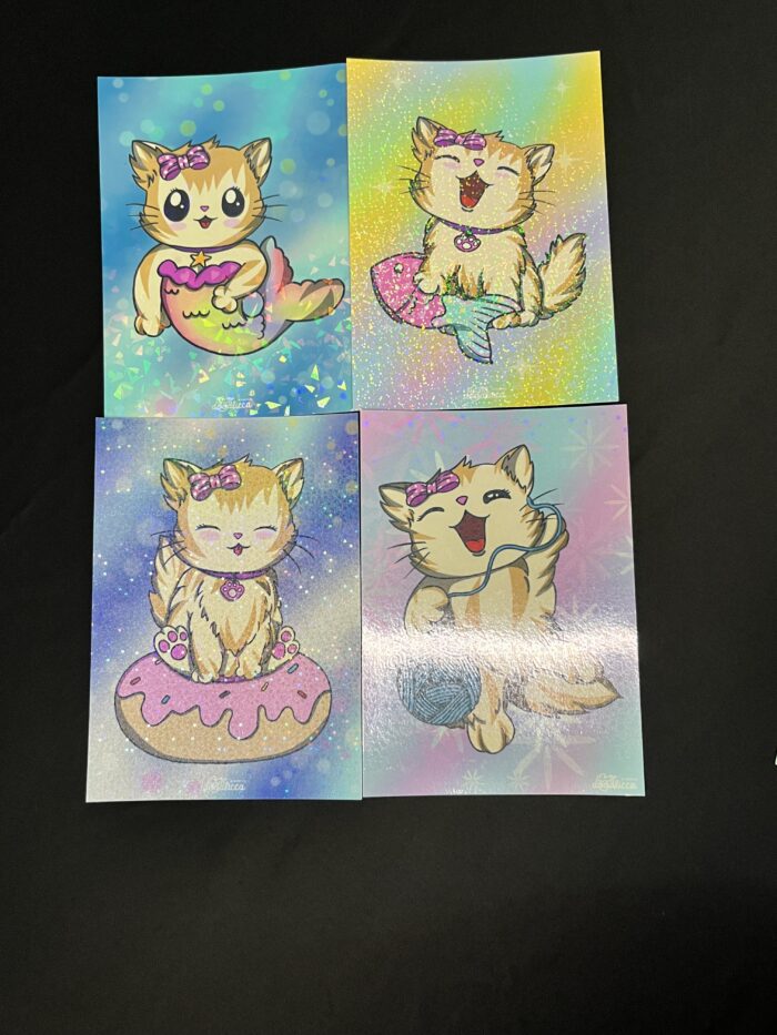 Hologram Artprint - Cat
