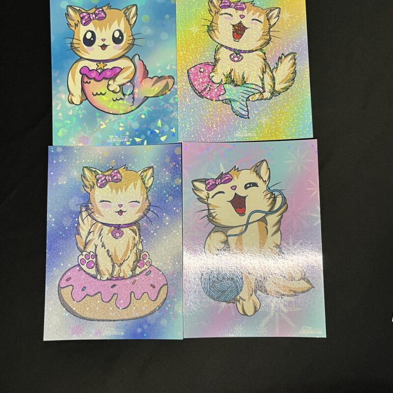 Hologram Artprint - Cat