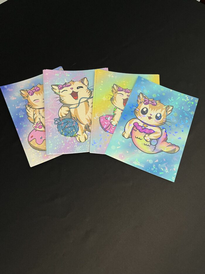 Hologram Artprint - Cat - Image 2