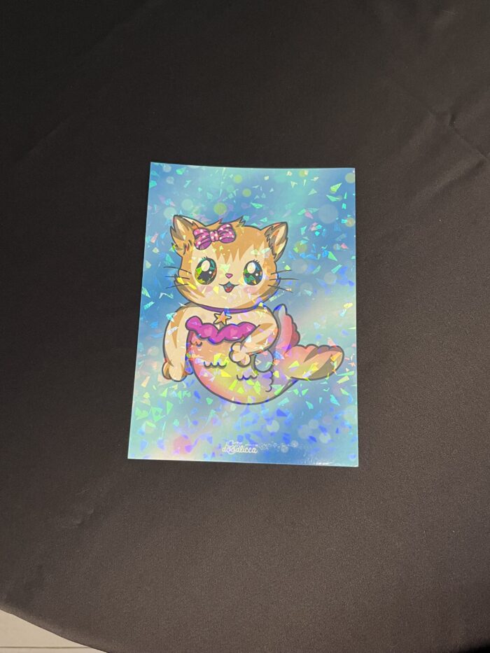 Hologram Artprint - Cat - Image 3
