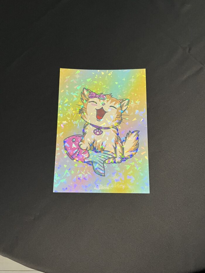Hologram Artprint - Cat - Image 4